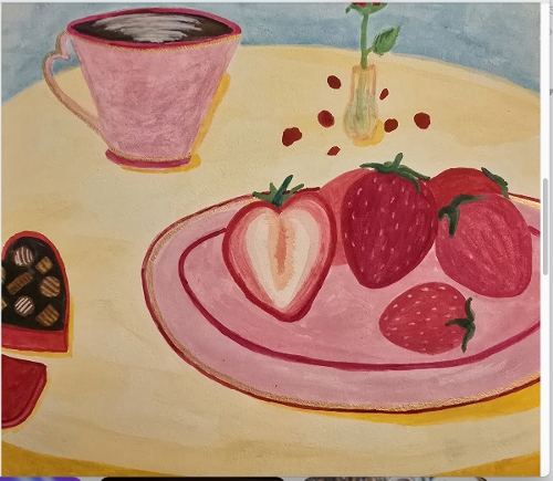 H. Croteau, Strawberries and Chocolate