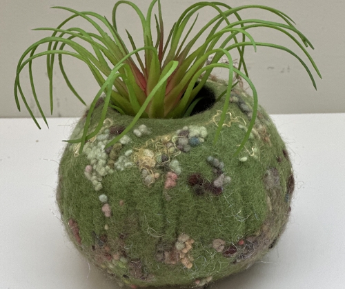 C. Pellerin, Wool Pot Green