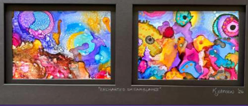 K.Johnson, Enchanted Dreamscape, alcohol ink